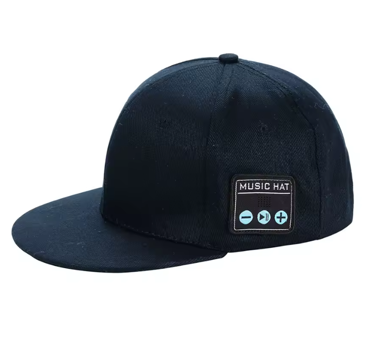 Gorra inteligente unisex con altavoz Bluetooth